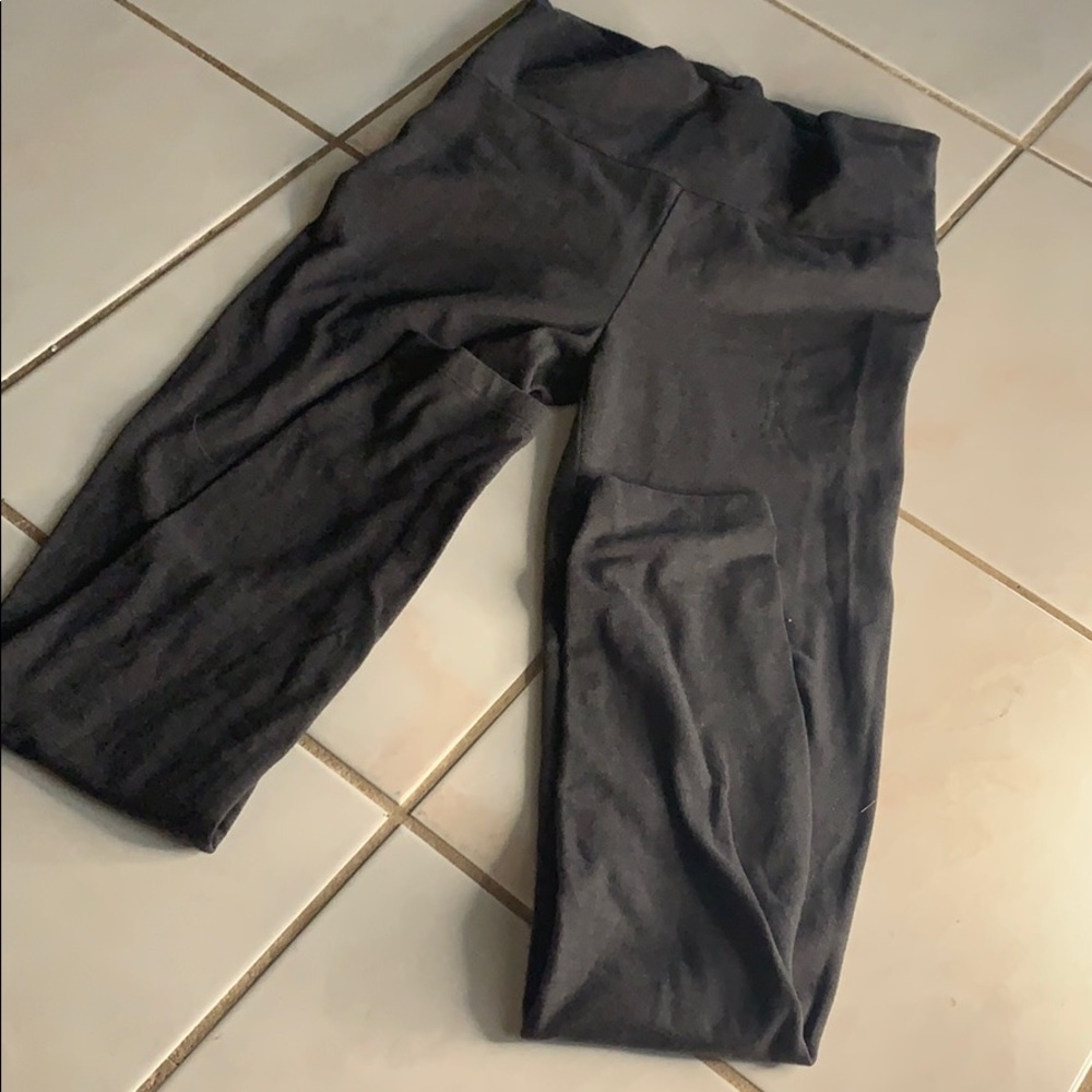 Gray leggings